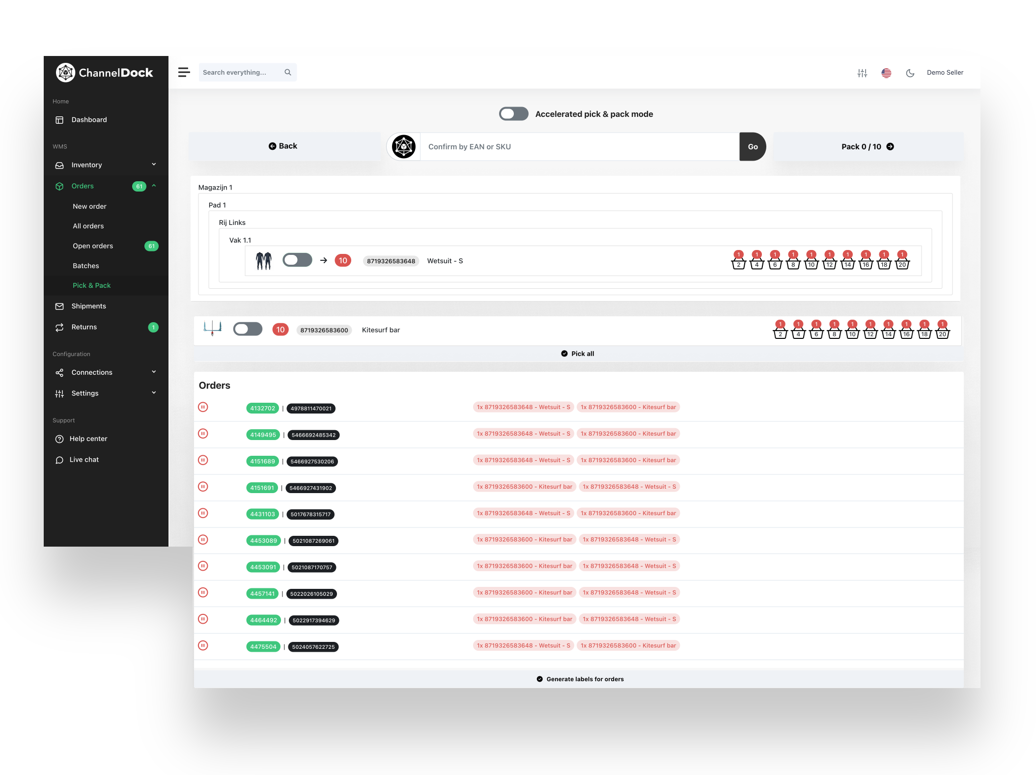 pick pack wms software